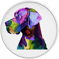 COLORFUL GREAT DANE WHITE TIRE COVER