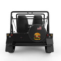 COLORFUL HAMBURGER  BLACK CARBON FIBER TIRE COVER FOR MOKE