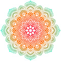 COLORFUL MANDALA FLOWER