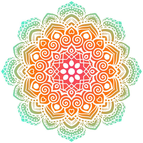 COLORFUL MANDALA FLOWER