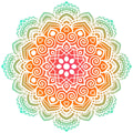 COLORFUL MANDALA FLOWER