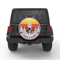 TAKE A HIKE WHITE TIRE COVER
