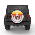 TAKE A HIKE SILVER CARBON FIBER TIRE COVER