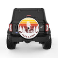 TAKE A HIKE WHITE TIRE COVER