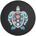 COLORFUL TURTLE BLACK TIRE COVER
