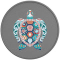 COLORFUL TURTLE SILVER CARBON FIBER TIRE COVER