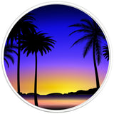 COLORFUL VIBRANT SUNSET PEARL  WHITE CARBON FIBER TIRE COVER