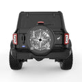 COMPASS COMPILATION BLACK CARBON FIBER TIRE COVER