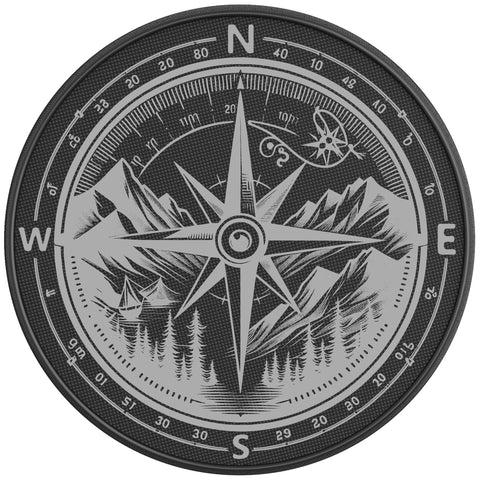 COMPASS LANDSCAPE PEARL  WHITE CARBON FIBER TIRE COVER