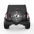 COMPASS WORLD BLACK CARBON FIBER TIRE COVER