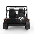 COMPASS WORLD BLACK CARBON FIBER TIRE COVER FOR MOKE