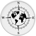 COMPASS WORLD WHITE TIRE COVER