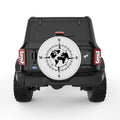 COMPASS WORLD PEARL  WHITE CARBON FIBER TIRE COVER