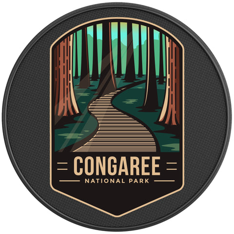 CONGAREE PEARL  WHITE CARBON FIBER TIRE COVER