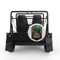 CONGAREE WHITE CARBON FIBER TIRE COVER FOR MOKE