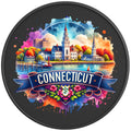 CONNECTICUT BLACK CARBON FIBER TIRE COVER