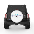 CONTINUE HEARTBEAT WHITE TIRE COVER