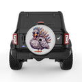 COOL TURKEY SILVER CARBON FIBER TIRE COVER