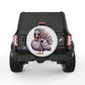 COOL TURKEY PEARL  WHITE CARBON FIBER TIRE COVER