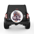 COOL TURKEY WHITE TIRE COVER