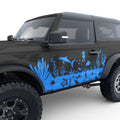 CORAL REEF BODY GRAPHIC DECAL FITS 2021+ FORD BRONCO 2 DOOR