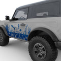 CORAL REEF DOOR DECAL FITS 2021+ FORD BRONCO 2 DOOR