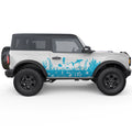 CORAL REEF SIDE GRAPHIC DECAL FITS 2025 FORD BRONCO 2 DOOR