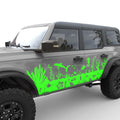 CORAL REEF BODY GRAPHIC DECAL FITS 2021+ FORD BRONCO 4 DOOR