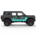 CORAL REEF SIDE GRAPHIC DECAL FITS 2025 FORD BRONCO 4 DOOR