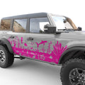 CORAL REEF BODY GRAPHIC DECAL FITS 2024 FORD BRONCO 4 DOOR