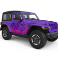 CORAL REEF BODY GRAPHIC DECAL FITS 2005-2017 JEEP WRANGLER 2 DOOR JKU