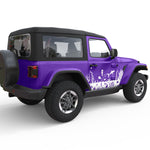 CORAL REEF DOOR DECAL FITS 2005-2017 JEEP WRANGLER 2 DOOR JKU