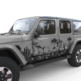 CORAL REEF BODY GRAPHIC DECAL FITS 2018+ JEEP WRANGLER 4 DOOR JLU