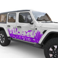 CORAL REEF BODY GRAPHIC DECAL FITS 2005-2017 JEEP WRANGLER 4 DOOR JKU