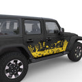 CORAL REEF DOOR DECAL FITS 2005-2017 JEEP WRANGLER 4 DOOR JKU