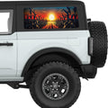 CORN FIELD SUNSET QUARTER WINDOW DECAL FITS 2021+ FORD BRONCO 2 DOOR HARD TOP