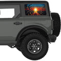 CORN FIELD SUNSET QUARTER WINDOW DECAL FITS 2021+ FORD BRONCO 4 DOOR HARD TOP