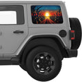 CORN FIELD SUNSET QUARTER WINDOW DECAL FITS 2018+ JEEP WRANGLER 4 DOOR HARD TOP JLU