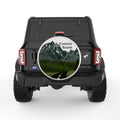 COUNTRY ROADS TAKE ME HOME PEARL  WHITE CARBON FIBER TIRE COVER