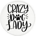 CRAZY DOG LADY PEARL  WHITE CARBON FIBER TIRE COVER