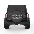 CREATED WITH A PURPOSE BLACK TIRE COVER