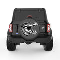 CROCODILE BLACK CARBON FIBER TIRE COVER