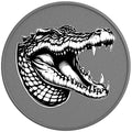 CROCODILE SILVER CARBON FIBER TIRE COVER