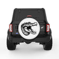 CROCODILE WHITE TIRE COVER