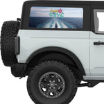 CRUISE TIME QUARTER WINDOW DECAL FITS 2021+ FORD BRONCO 2 DOOR HARD TOP