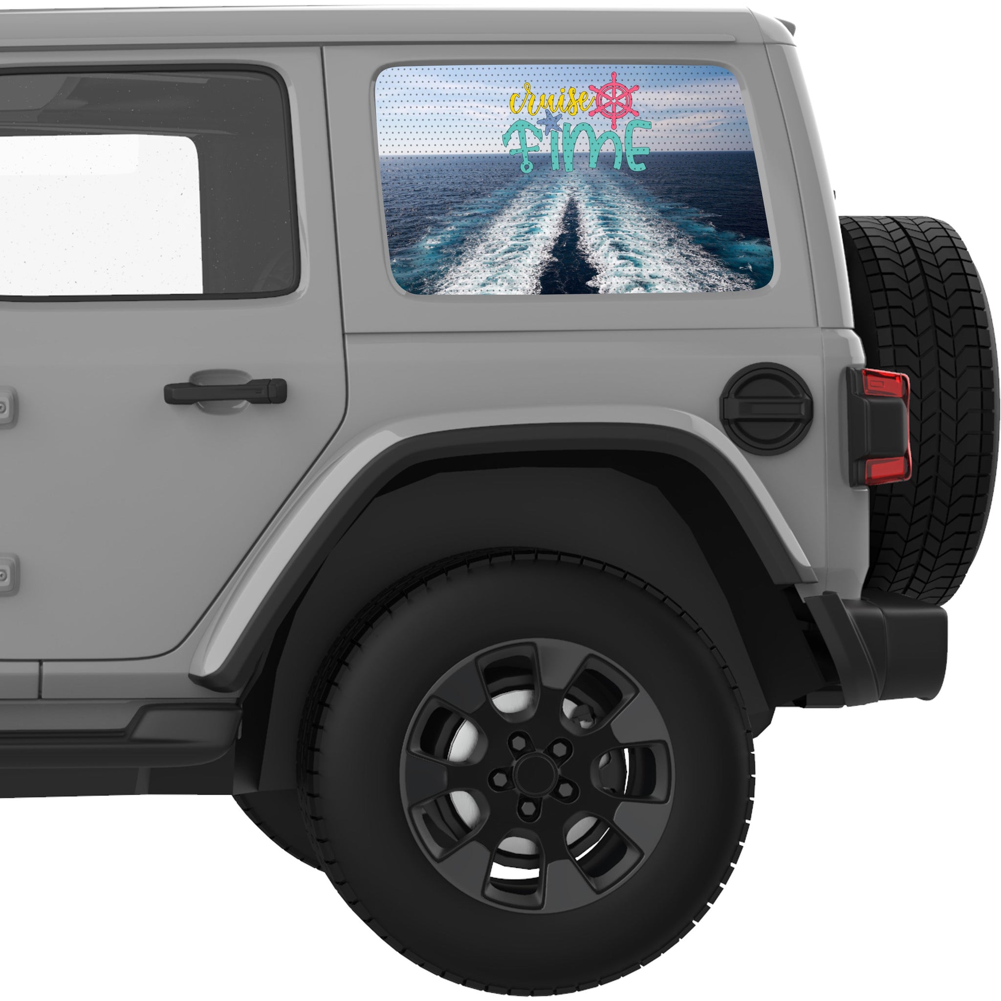 Cruise Time Quarter Window Decal For Jeep Wrangler Hard Top| Four Wheel ...