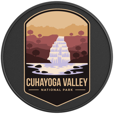 CUHAYOGA VALLEY PEARL  WHITE CARBON FIBER TIRE COVER