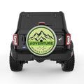 CUSTOMISABLE MOUNTAIN EXPEDITION SILVER CARBON FIBER TIRE COVER