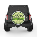 CUSTOMISABLE MOUNTAIN EXPEDITION PEARL  WHITE CARBON FIBER TIRE COVER