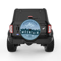 CUSTOMISABLE OUTDOOR ADVENTURE IS OUT THERE BLACK CARBON FIBER TIRE COVER